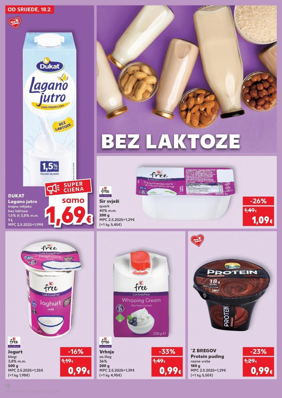 Katalog Kaufland katalog do 24.02.2026 od 19. veljače do 24. veljače 2026. - Pregled Stranica 14