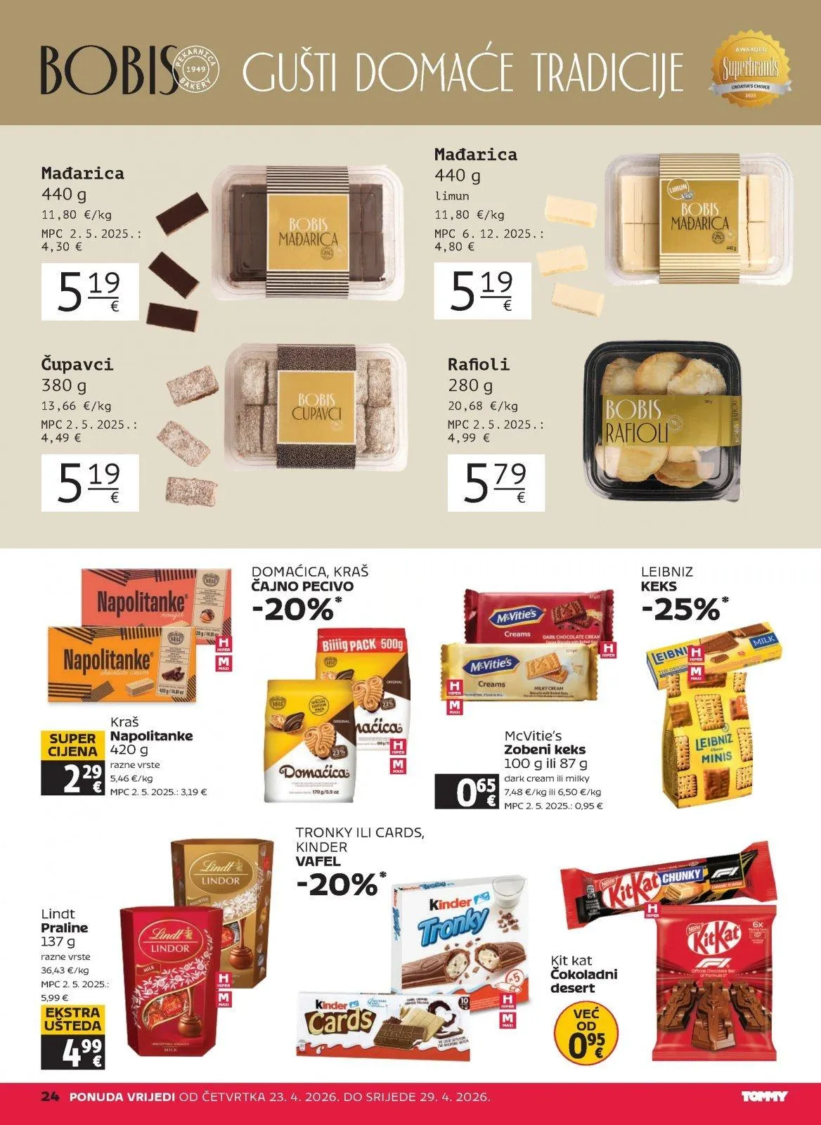 Katalog Tommy katalog do 29.04.2026 od 23. travnja do 29. travnja 2026. - Pregled Stranica 24