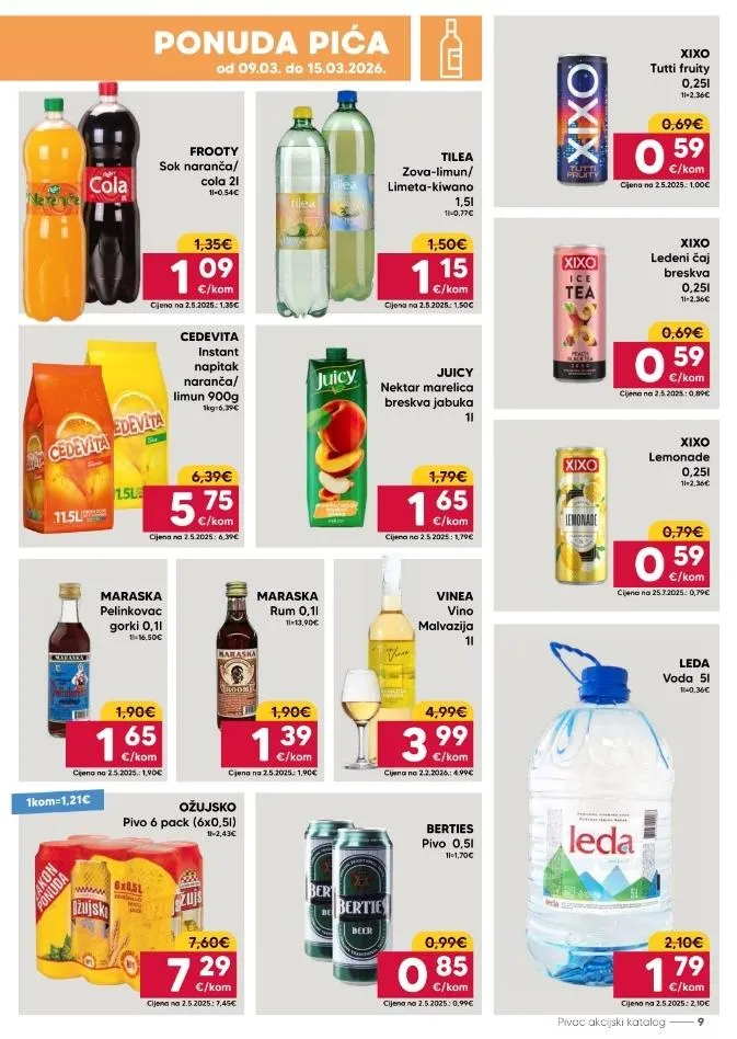 Katalog Pivac katalog do 15.03.2026 od 9. ožujka do 15. ožujka 2026. - Pregled Stranica 9