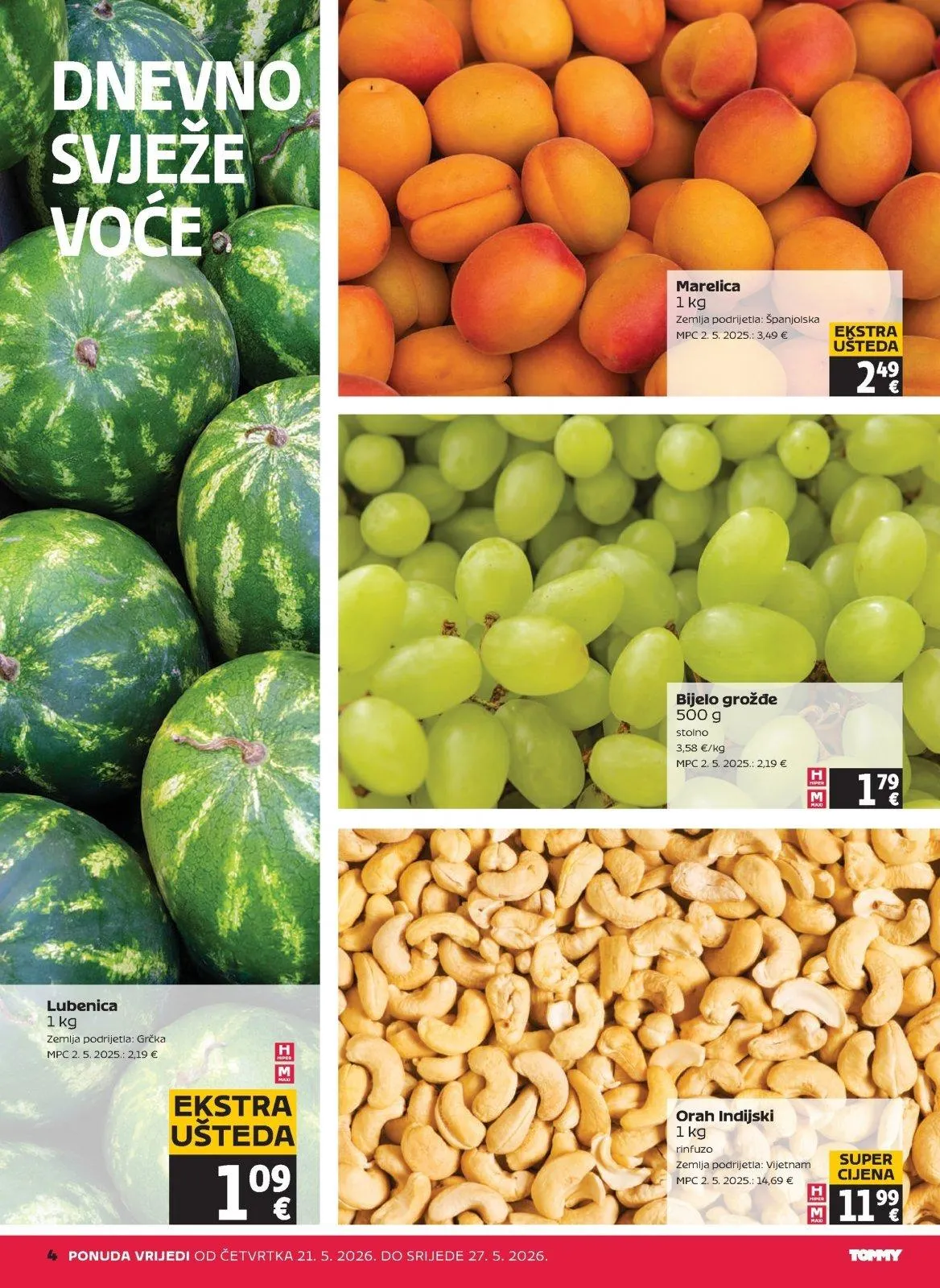 Katalog Tommy katalog do 27.05.2026 od 21. svibnja do 27. svibnja 2026. - Pregled Stranica 4