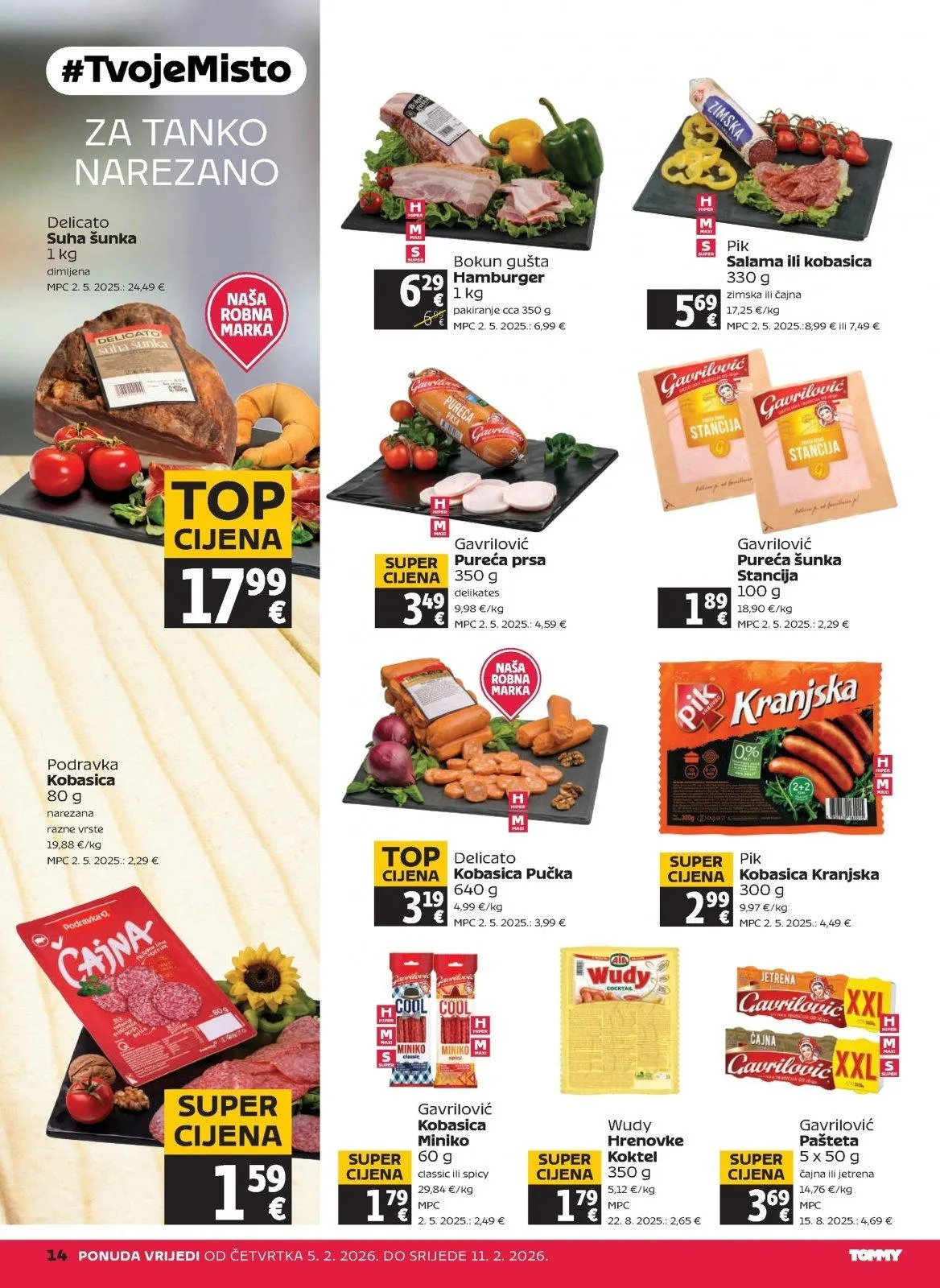 Katalog Tommy katalog do 11.02.2026 od 5. veljače do 11. veljače 2026. - Pregled Stranica 14