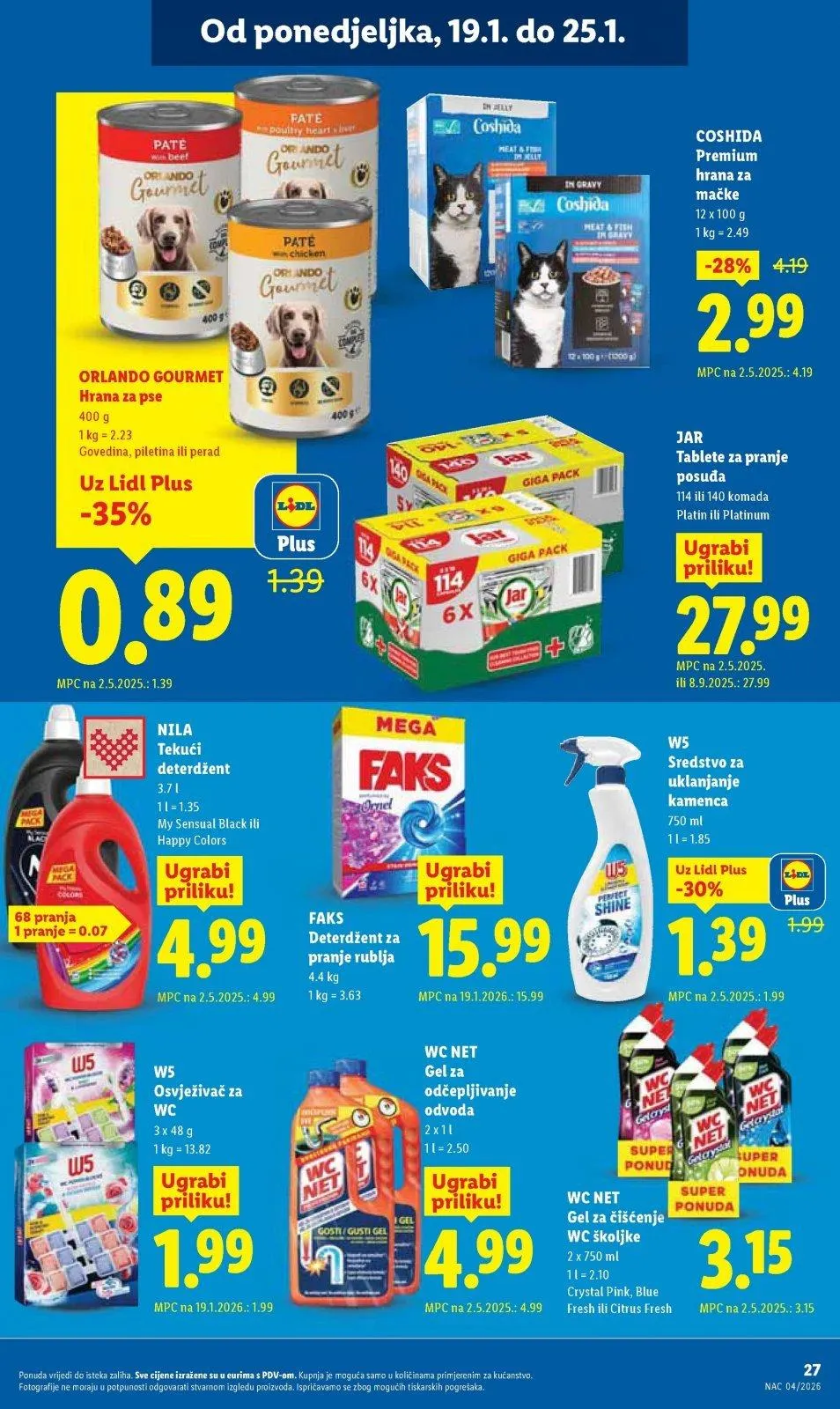 Katalog Lidl katalog do 25.01.2026 od 15. siječnja do 25. siječnja 2026. - Pregled Stranica 27