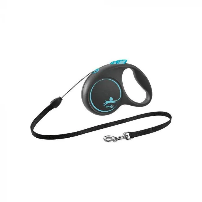 Flexi Black Design M uže 5 m plava