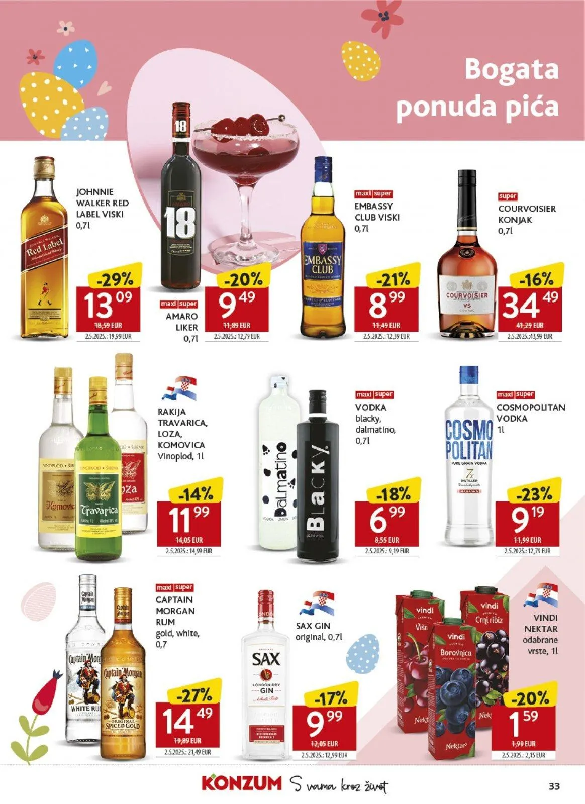 Katalog Konzum katalog do 24.03.2026 od 19. ožujka do 24. ožujka 2026. - Pregled Stranica 33