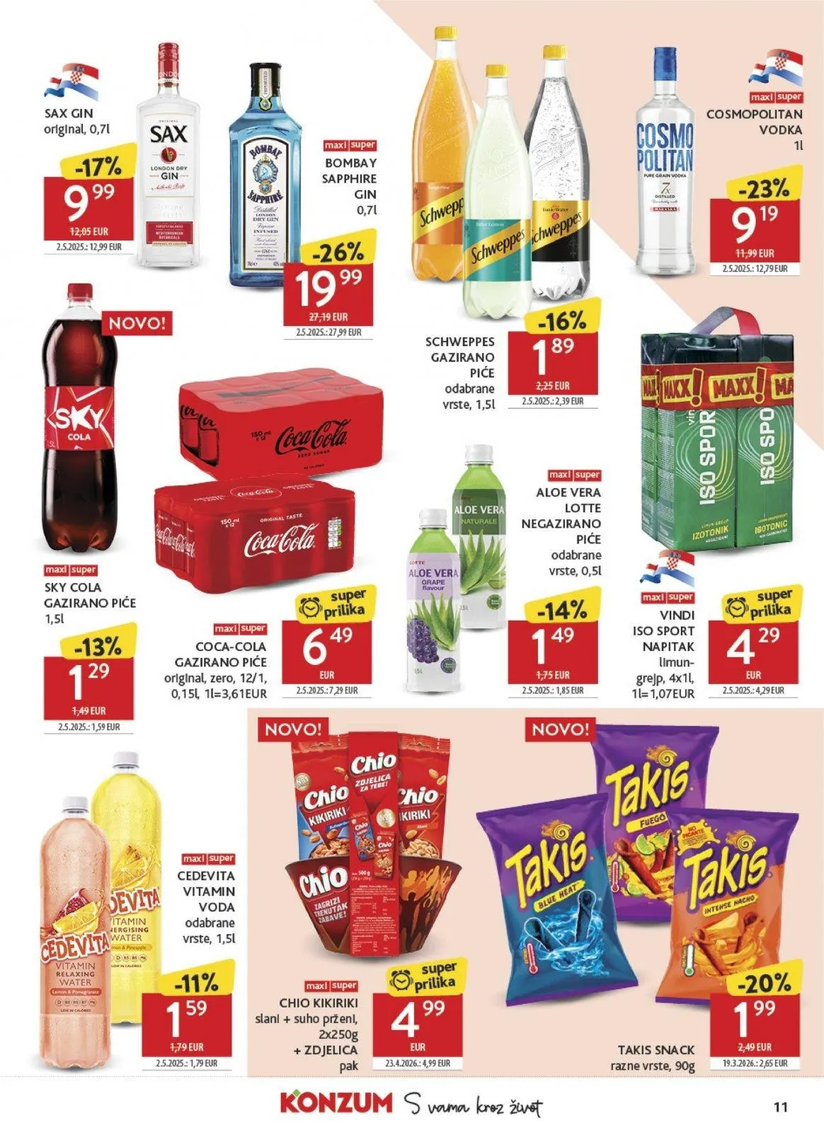 Katalog Konzum katalog do 26.05.2026 od 20. svibnja do 26. svibnja 2026. - Pregled Stranica 11