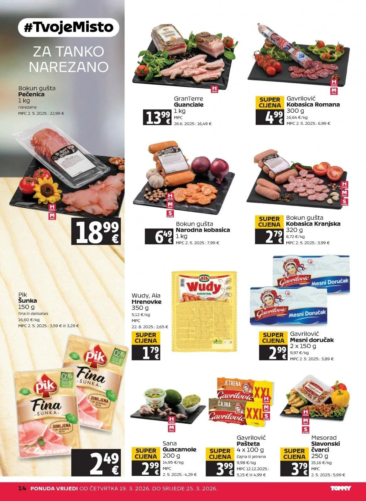 Katalog Tommy katalog do 25.03.2026 od 19. ožujka do 25. ožujka 2026. - Pregled Stranica 14