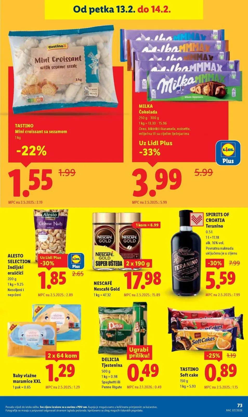 Katalog Lidl katalog do 14.02.2026 od 5. veljače do 14. veljače 2026. - Pregled Stranica 73