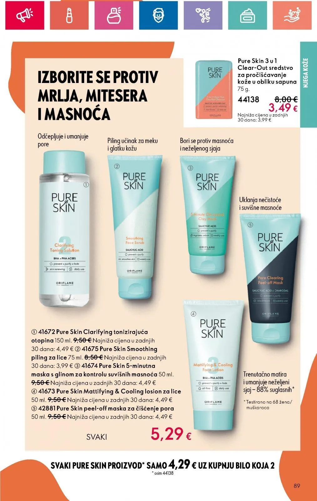 Katalog Oriflame katalog do 11.09.2024 od 29. kolovoza do 11. rujna 2024. - Pregled Stranica 89