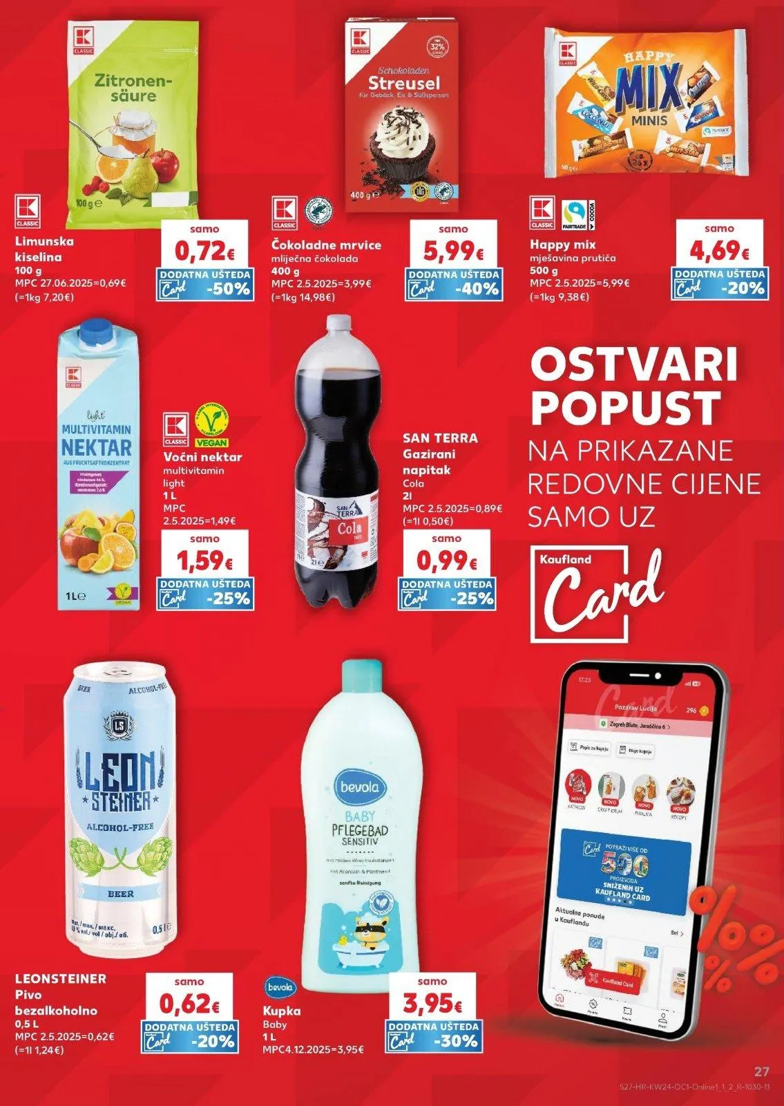 Katalog Kaufland katalog do 16.06.2026 od 10. lipnja do 16. lipnja 2026. - Pregled Stranica 27