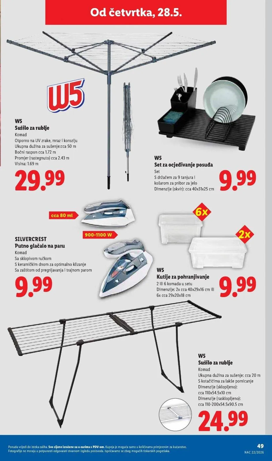 Katalog Lidl katalog do 31.05.2026 od 21. svibnja do 31. svibnja 2026. - Pregled Stranica 49