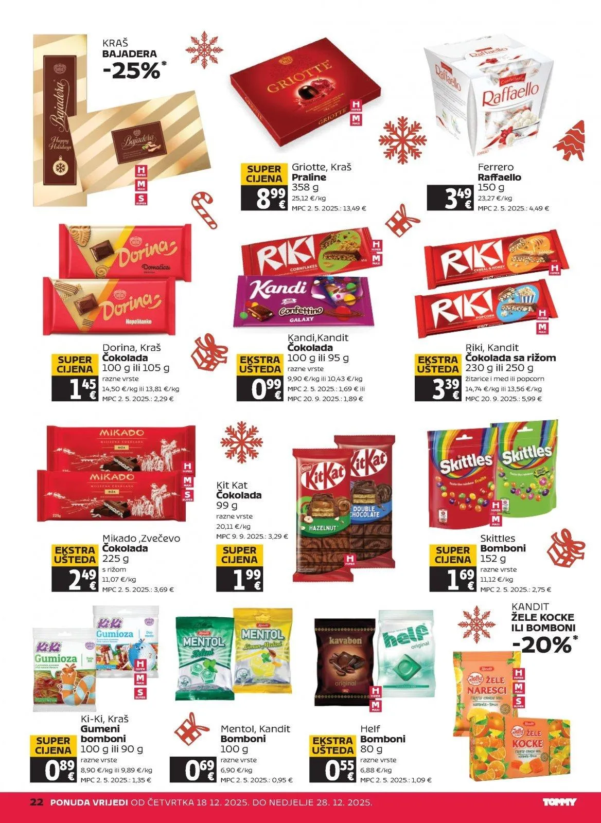 Katalog Tommy katalog do 28.12.2025 od 18. prosinca do 28. prosinca 2025. - Pregled Stranica 22