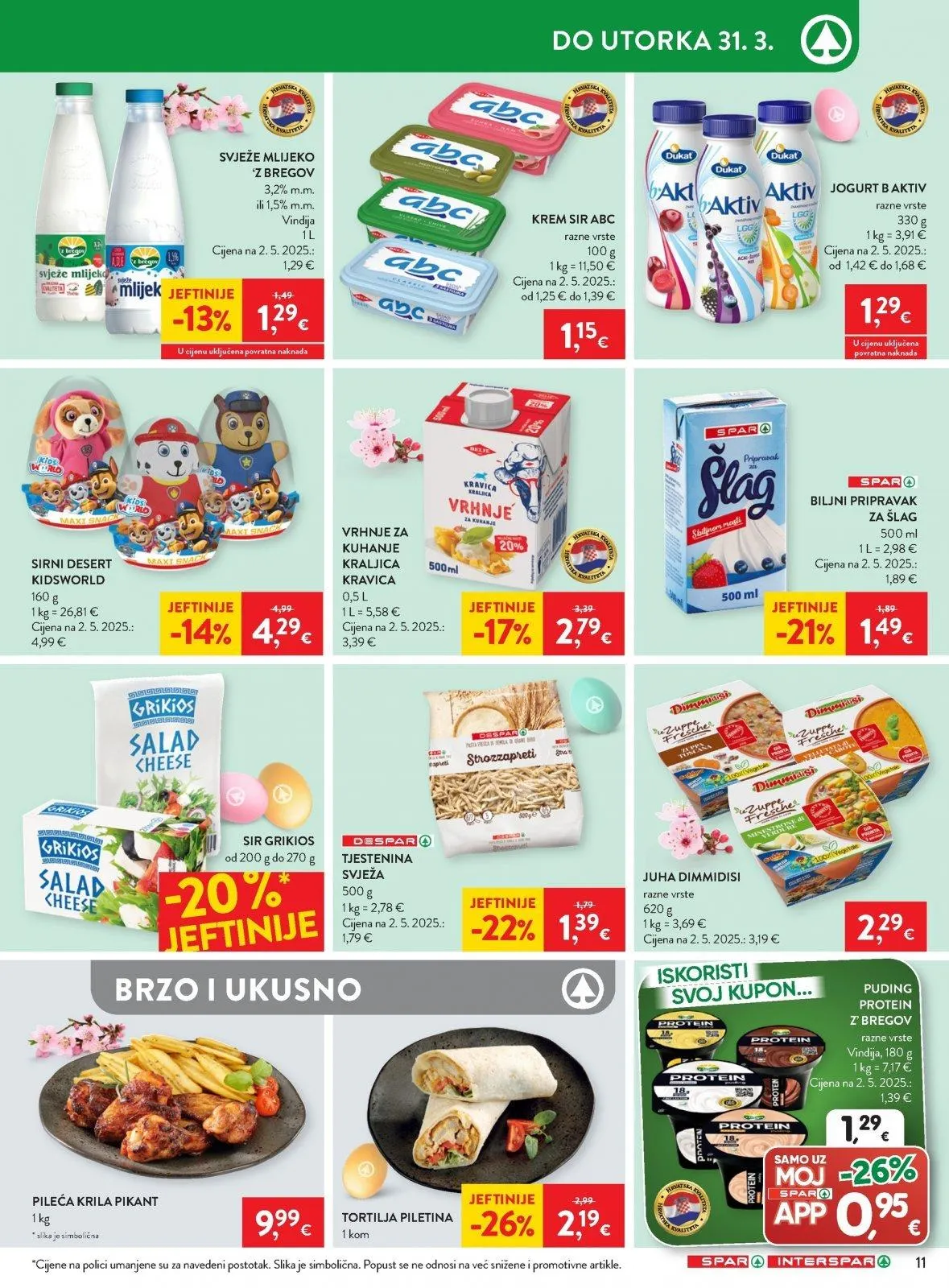 Katalog Spar katalog do 31.03.2026 od 26. ožujka do 31. ožujka 2026. - Pregled Stranica 13
