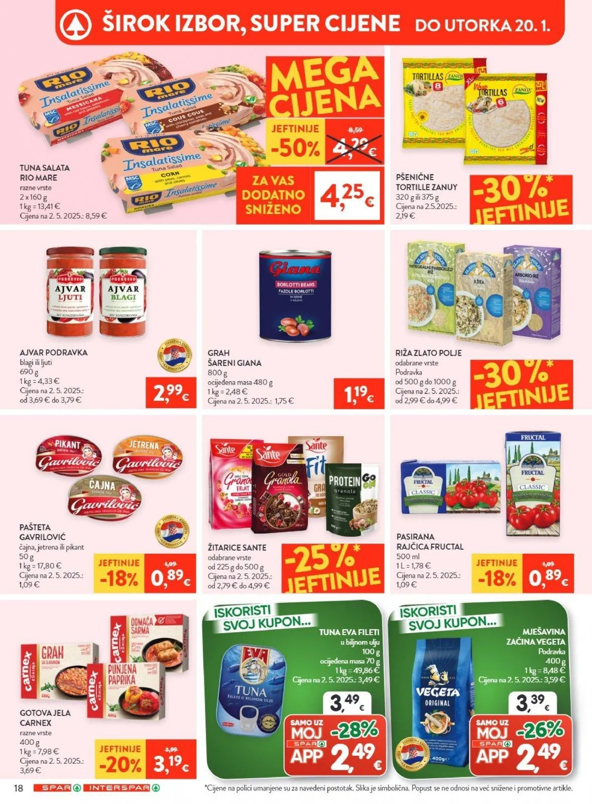 Katalog Spar katalog do 20.01.2026 od 15. siječnja do 20. siječnja 2026. - Pregled Stranica 23