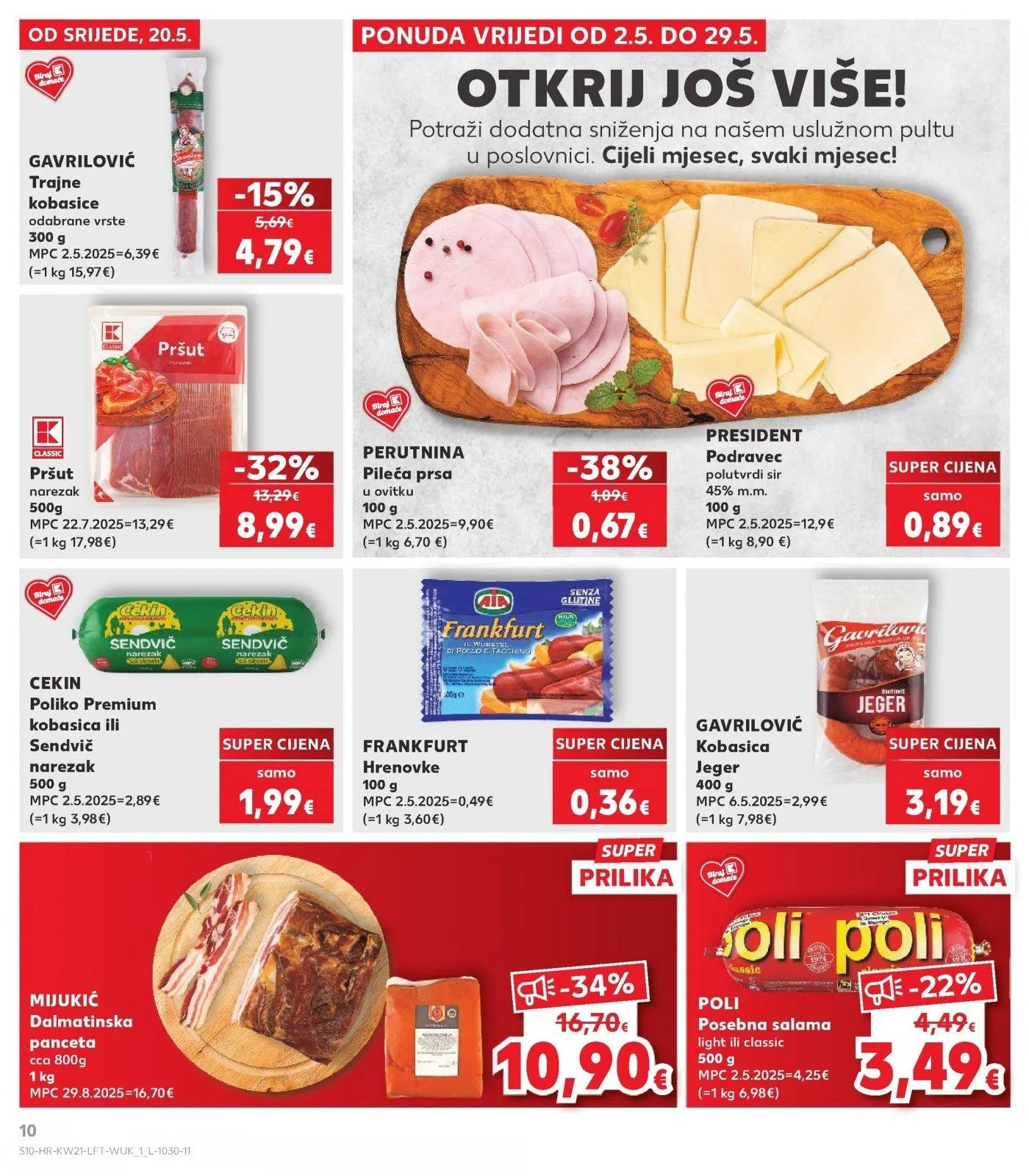 Katalog Kaufland katalog do 26.05.2026 od 20. svibnja do 26. svibnja 2026. - Pregled Stranica 10