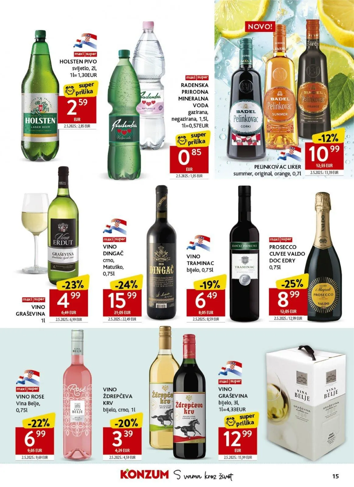 Katalog Konzum katalog do 16.06.2026 od 10. lipnja do 16. lipnja 2026. - Pregled Stranica 15