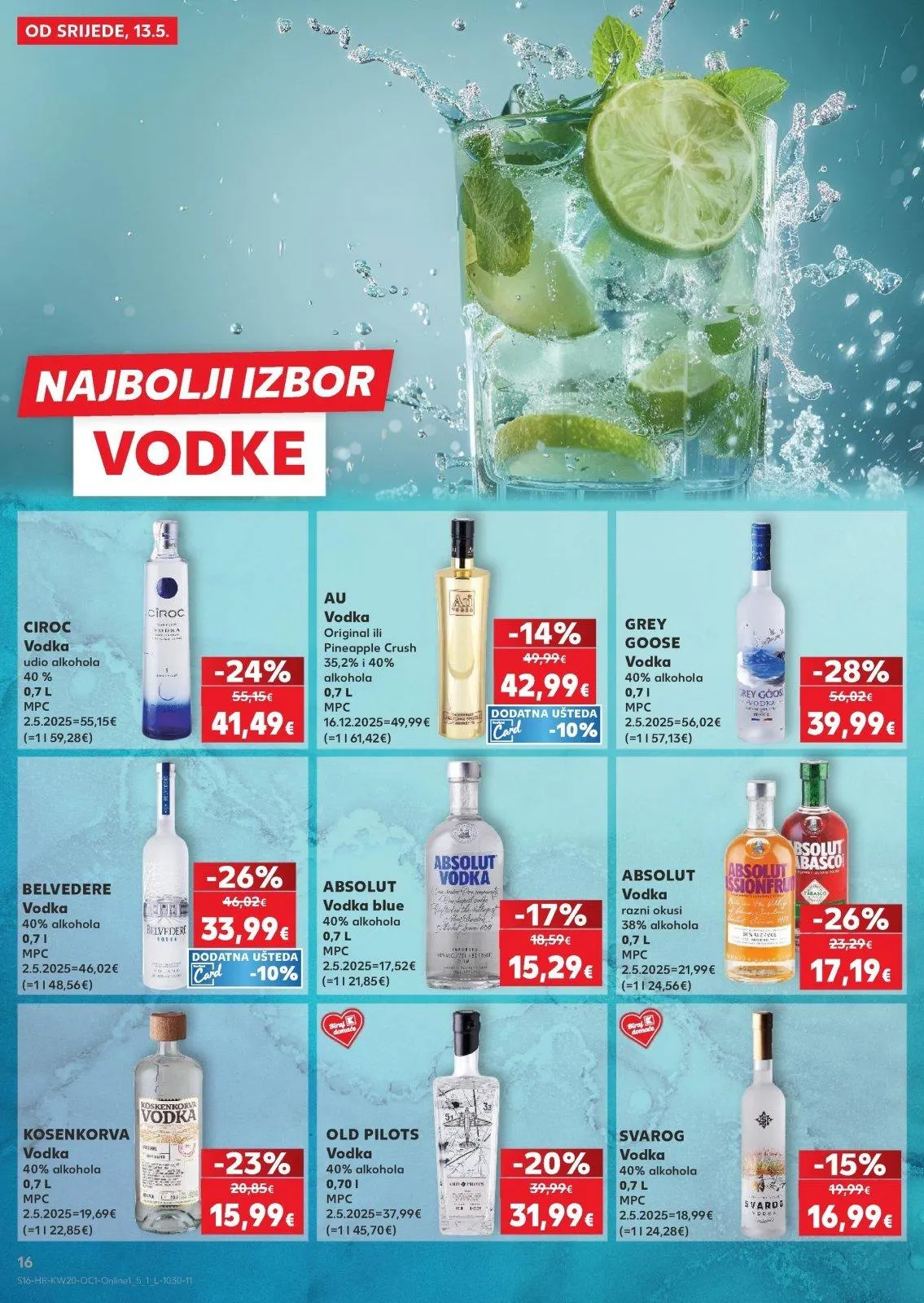 Katalog Kaufland katalog do 19.05.2026 od 13. svibnja do 19. svibnja 2026. - Pregled Stranica 16