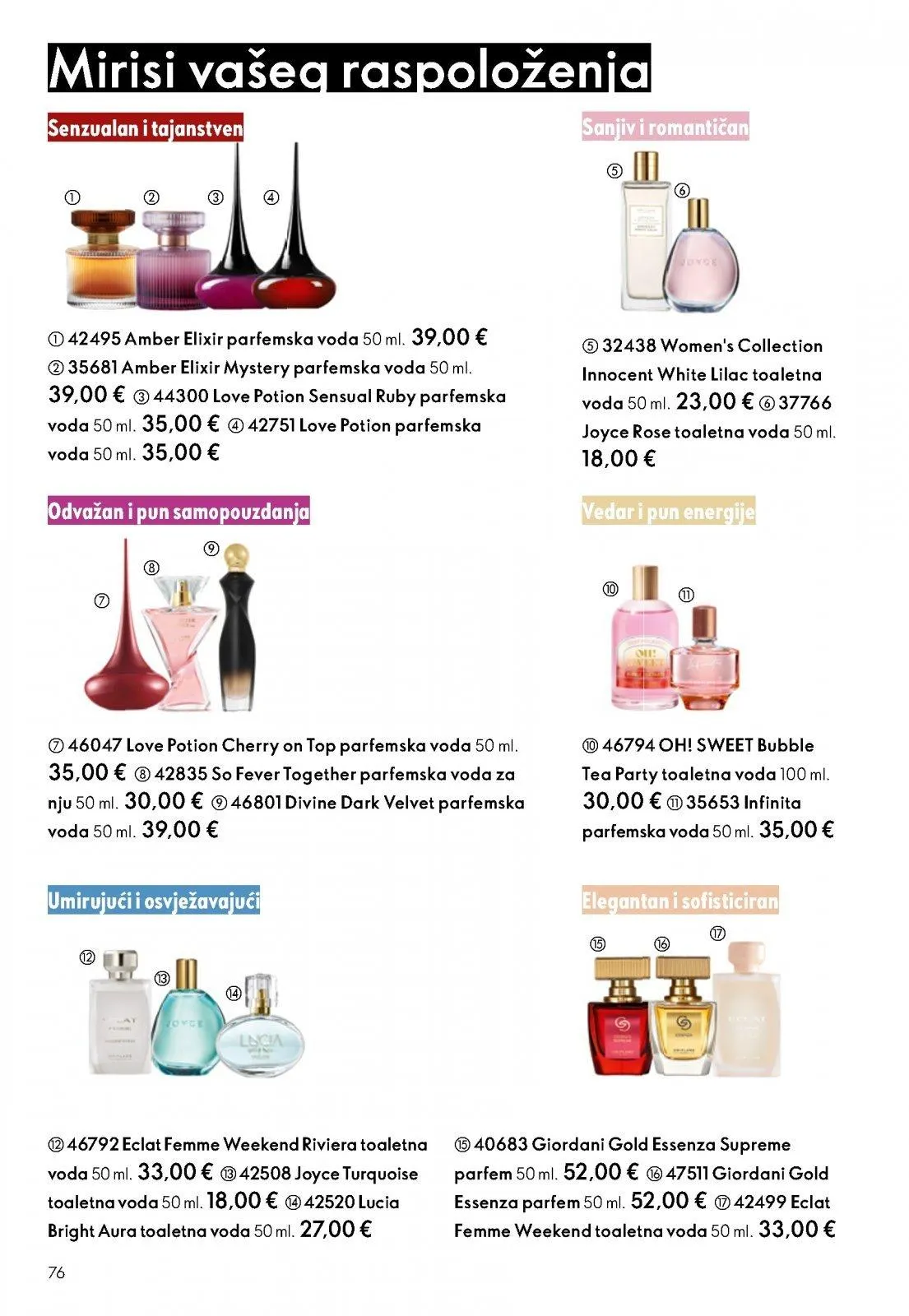 Katalog Oriflame katalog do 27.01.2026 od 6. siječnja do 27. siječnja 2026. - Pregled Stranica 76
