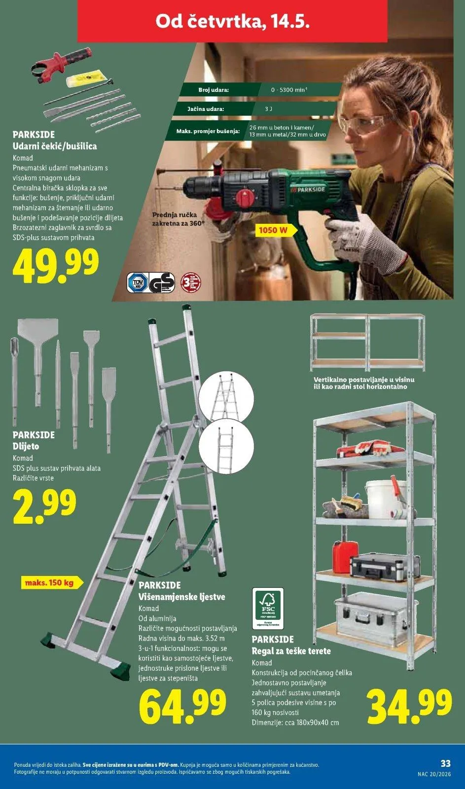 Katalog Lidl katalog do 17.05.2026 od 7. svibnja do 17. svibnja 2026. - Pregled Stranica 33