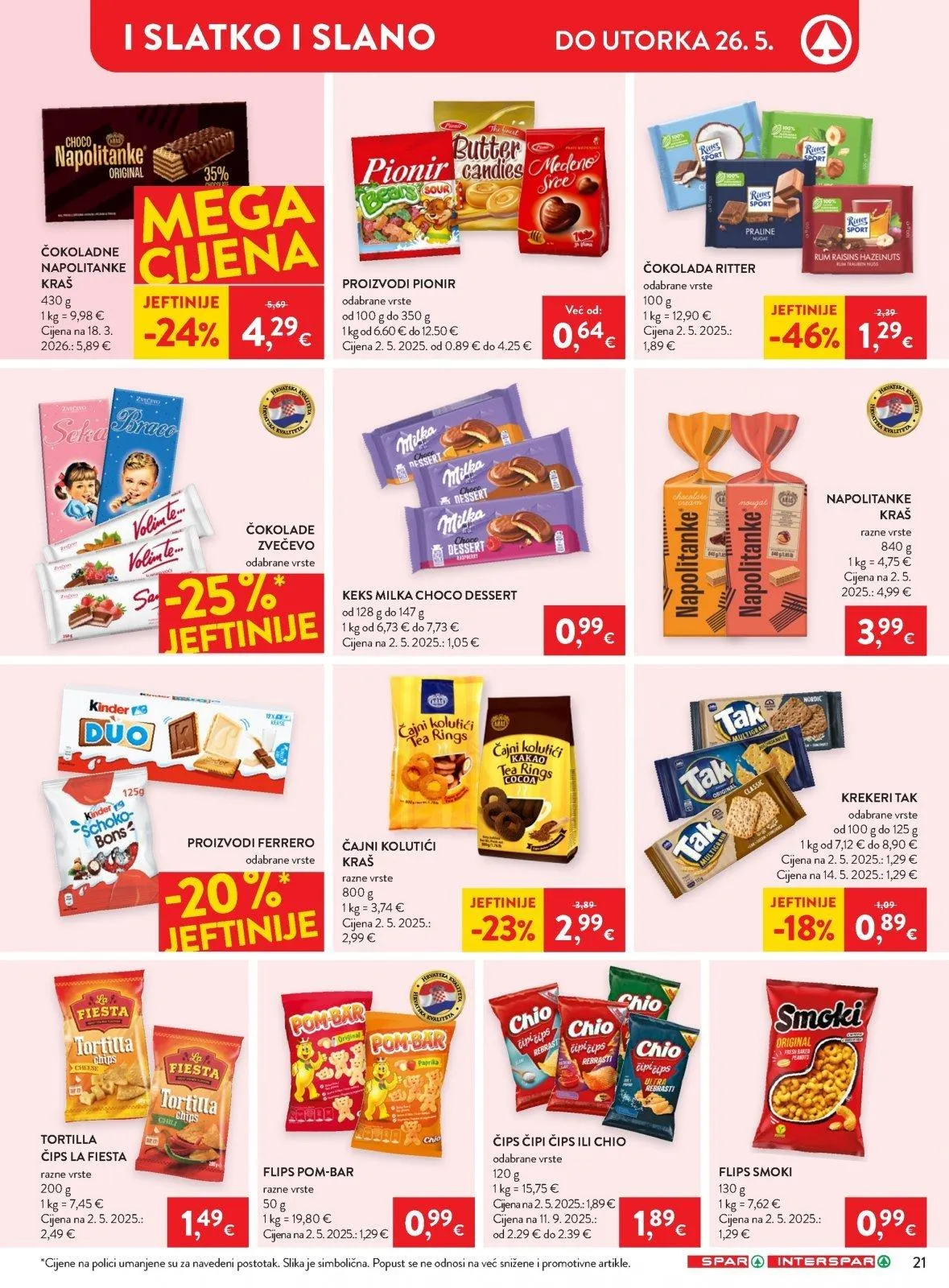 Katalog Interspar katalog do 26.05.2026 od 20. svibnja do 26. svibnja 2026. - Pregled Stranica 26
