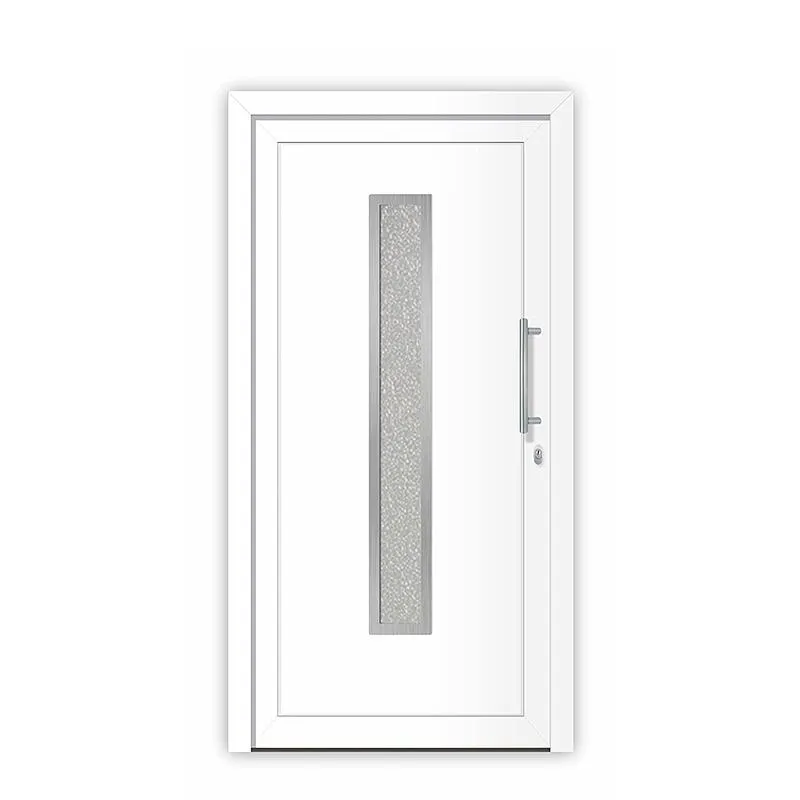 Vrata ulazna PVC Pag bijela, 1000×2100 mm (lijeva/desna)