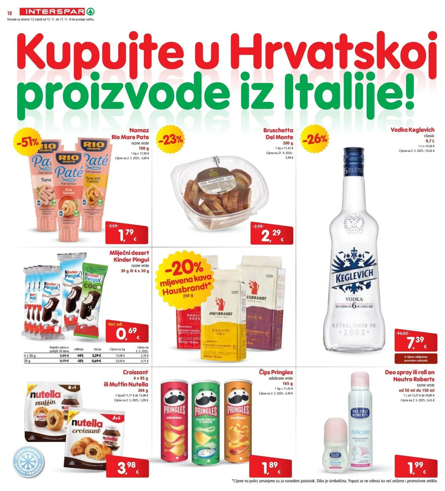 Katalog Interspar katalog do 18.11.2025 od 12. studenoga do 18. studenoga 2025. - Pregled Stranica 14