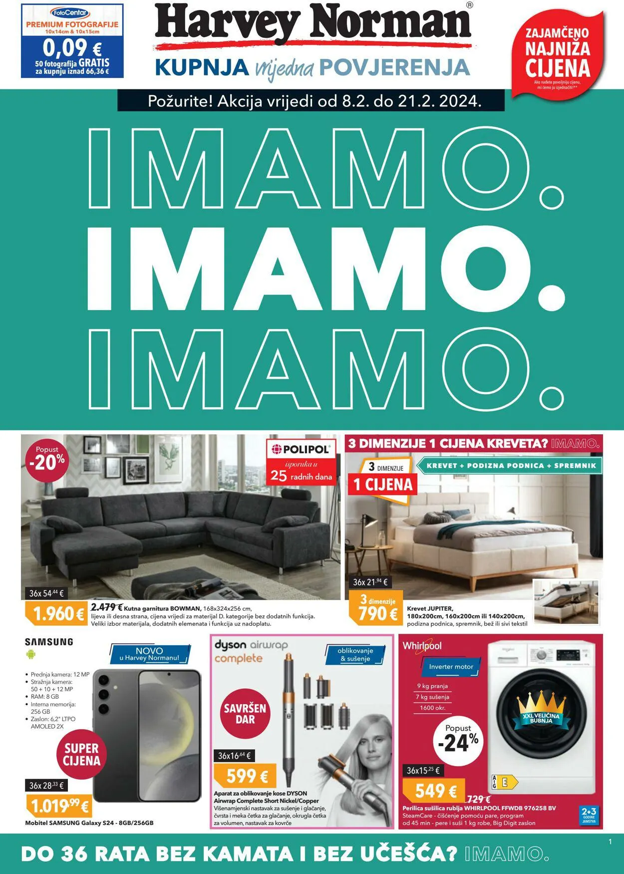 Katalog Harvey Norman od 8. veljače do 21. veljače 2024. - Pregled Stranica