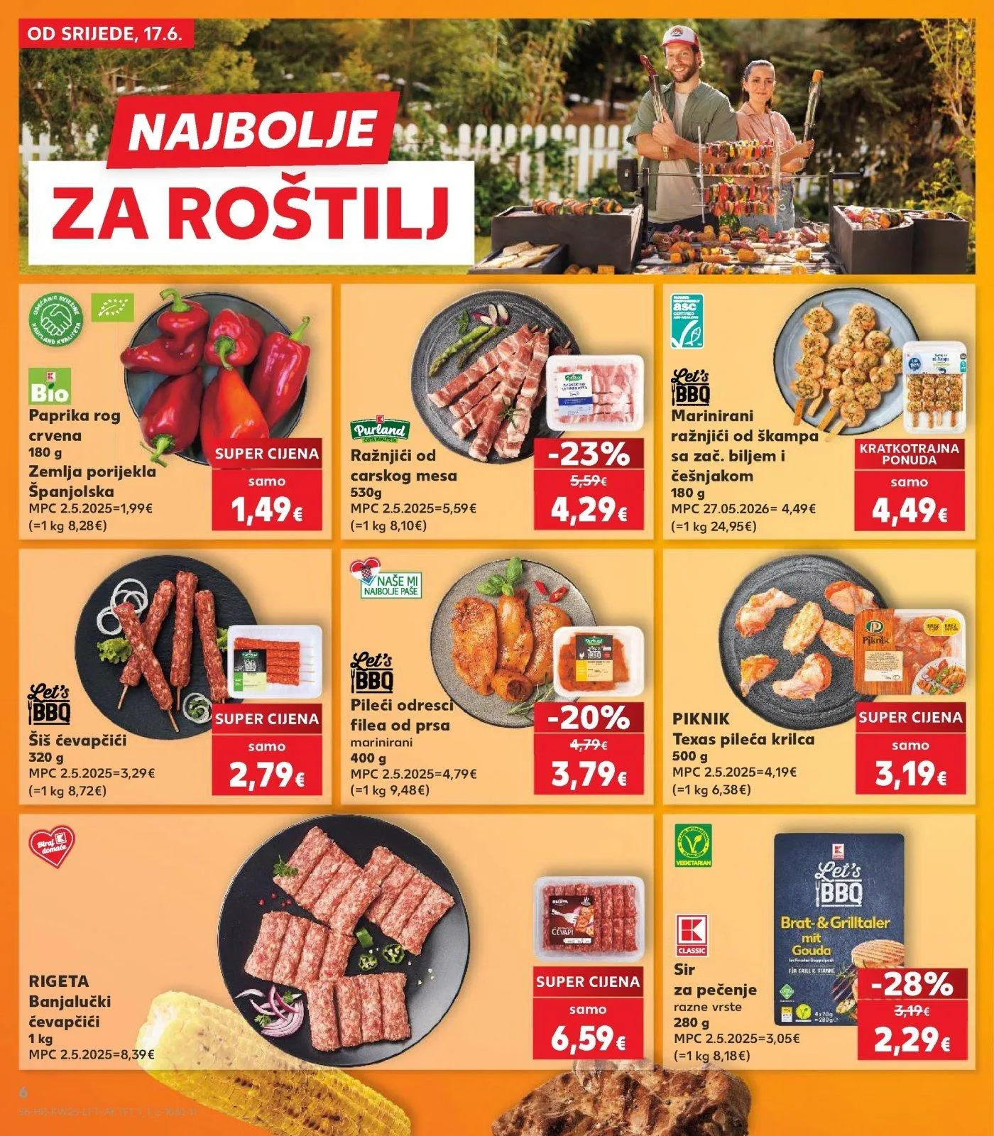 Katalog Kaufland katalog do 23.06.2026 od 17. lipnja do 23. lipnja 2026. - Pregled Stranica 6