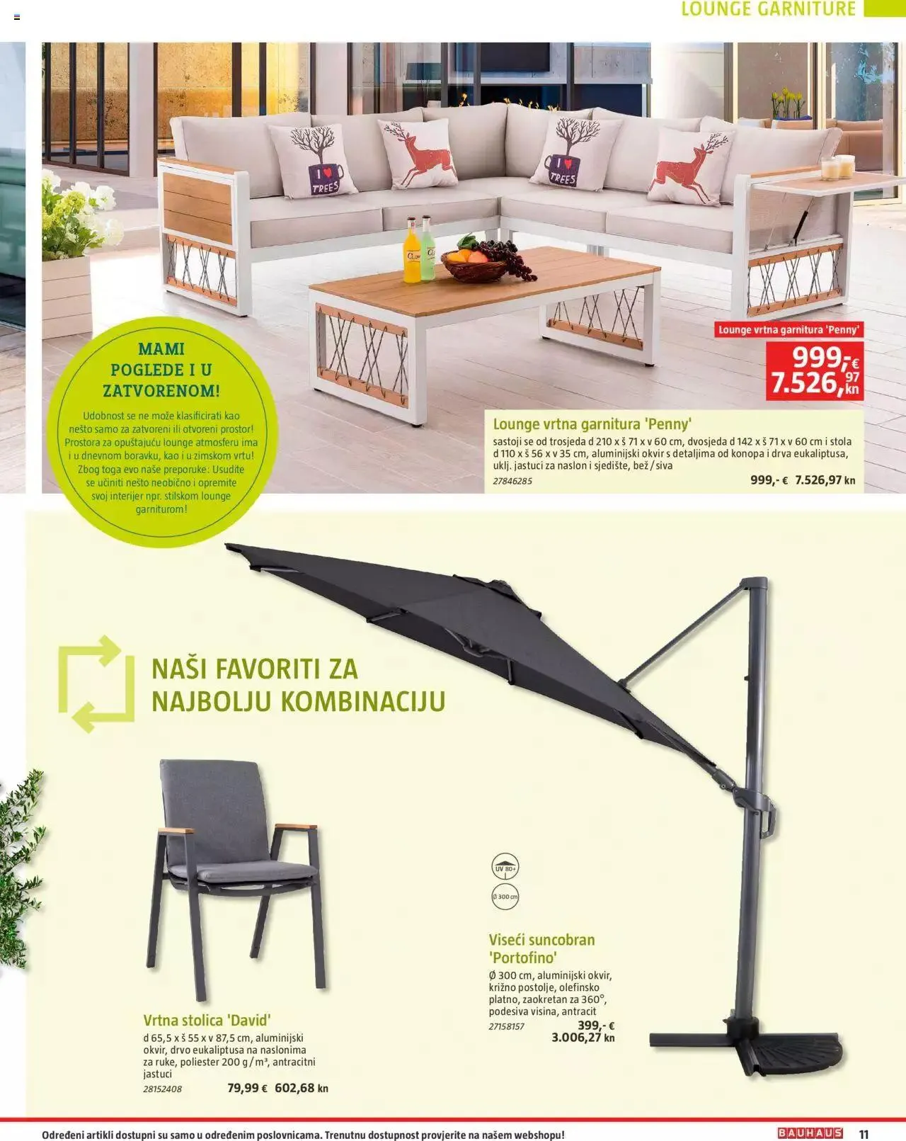 Katalog Vrtni namještaj Bauhaus od 24. ožujka do 31. srpnja 2023. - Pregled Stranica 11