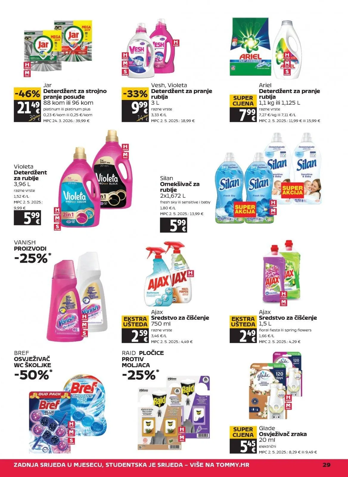 Katalog Tommy katalog do 29.04.2026 od 23. travnja do 29. travnja 2026. - Pregled Stranica 29