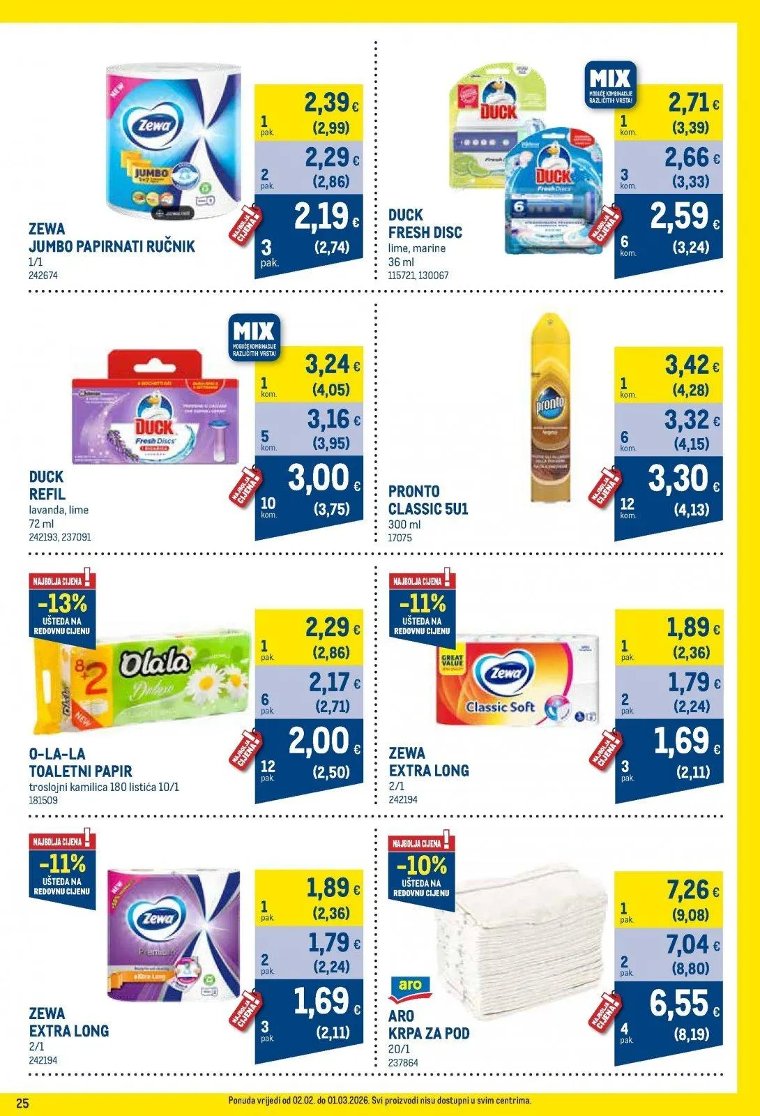 Katalog Metro katalog do 02.03.2026 od 7. veljače do 2. ožujka 2026. - Pregled Stranica 25