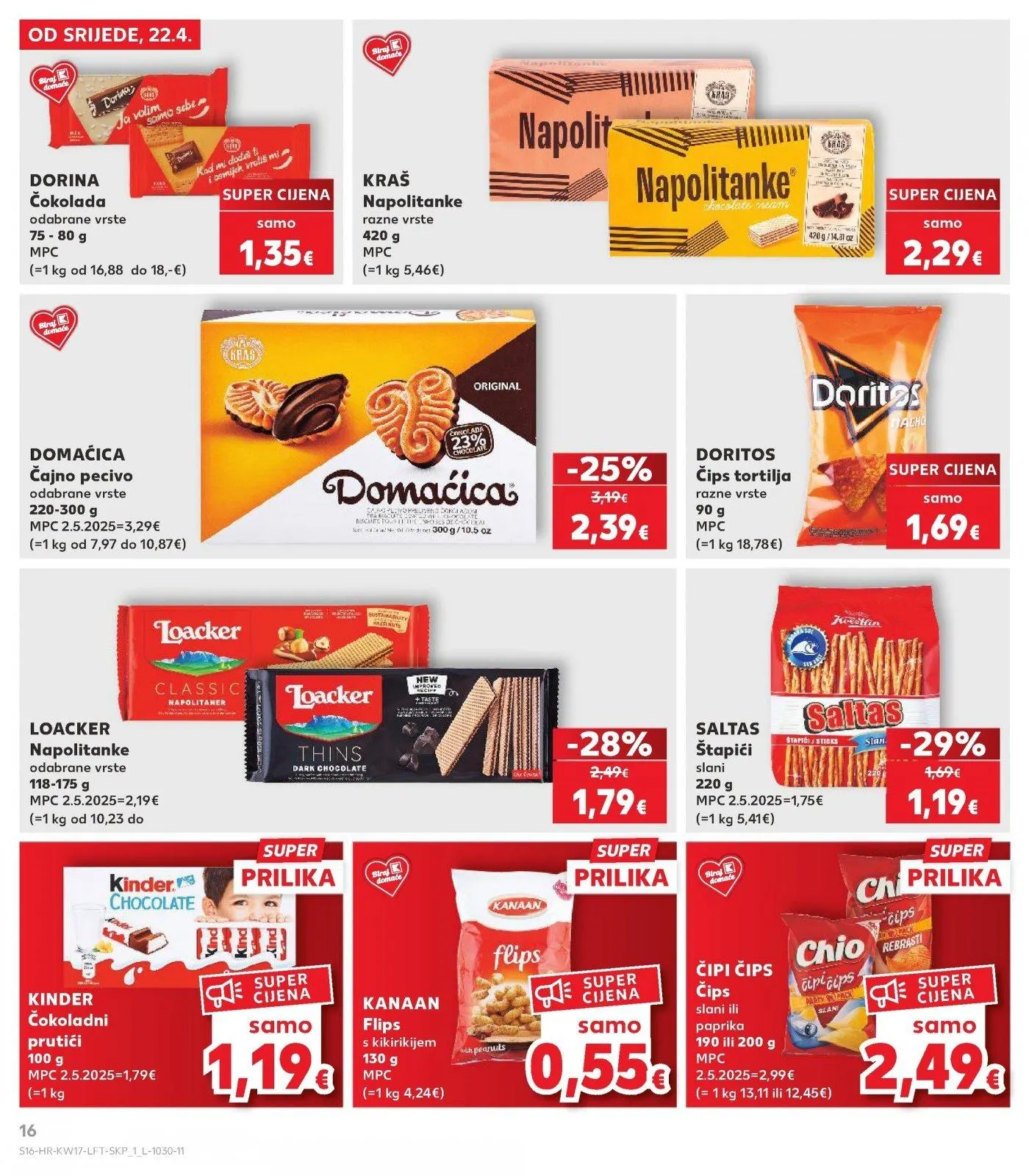 Katalog Kaufland katalog do 28.04.2026 od 22. travnja do 28. travnja 2026. - Pregled Stranica 16