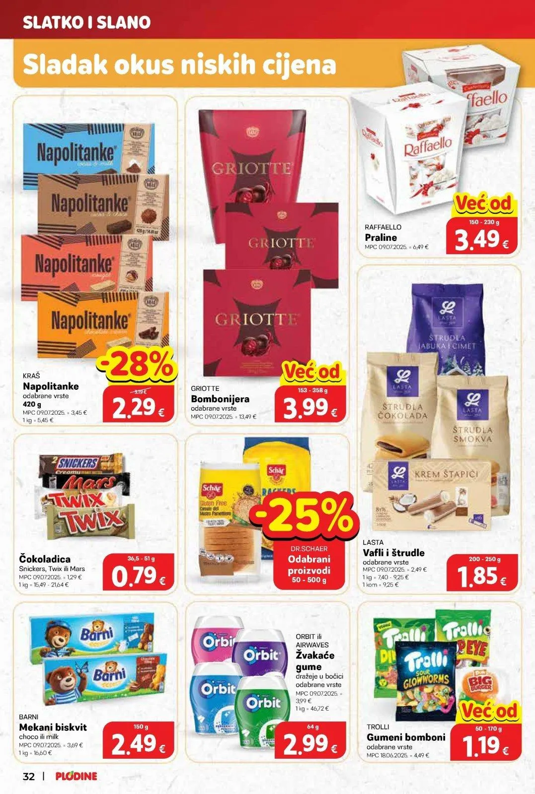 Katalog Plodine katalog do 11.11.2025 od 6. studenoga do 11. studenoga 2025. - Pregled Stranica 32