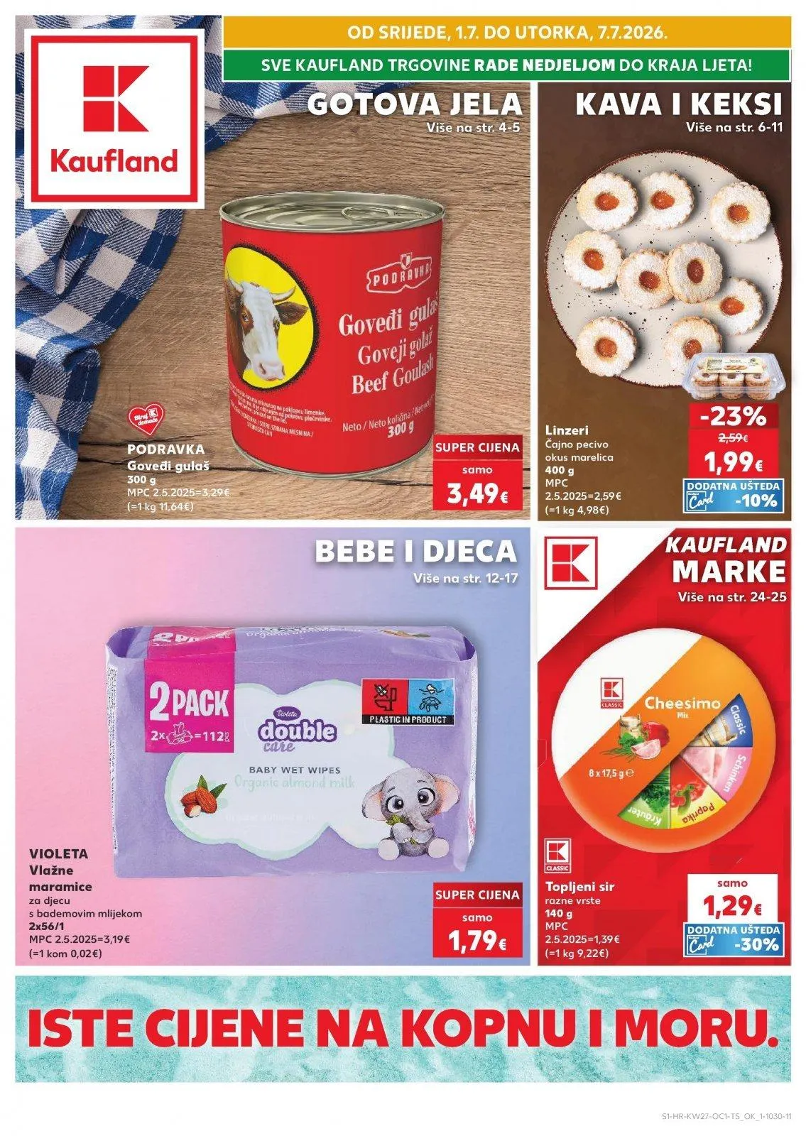 Katalog Kaufland katalog do 07.07.2026 od 1. srpnja do 7. srpnja 2026. - Pregled Stranica 1