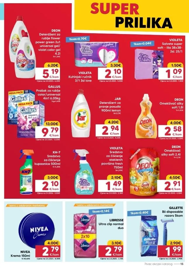 Katalog Pivac katalog do 26.04.2026 od 20. travnja do 26. travnja 2026. - Pregled Stranica 15