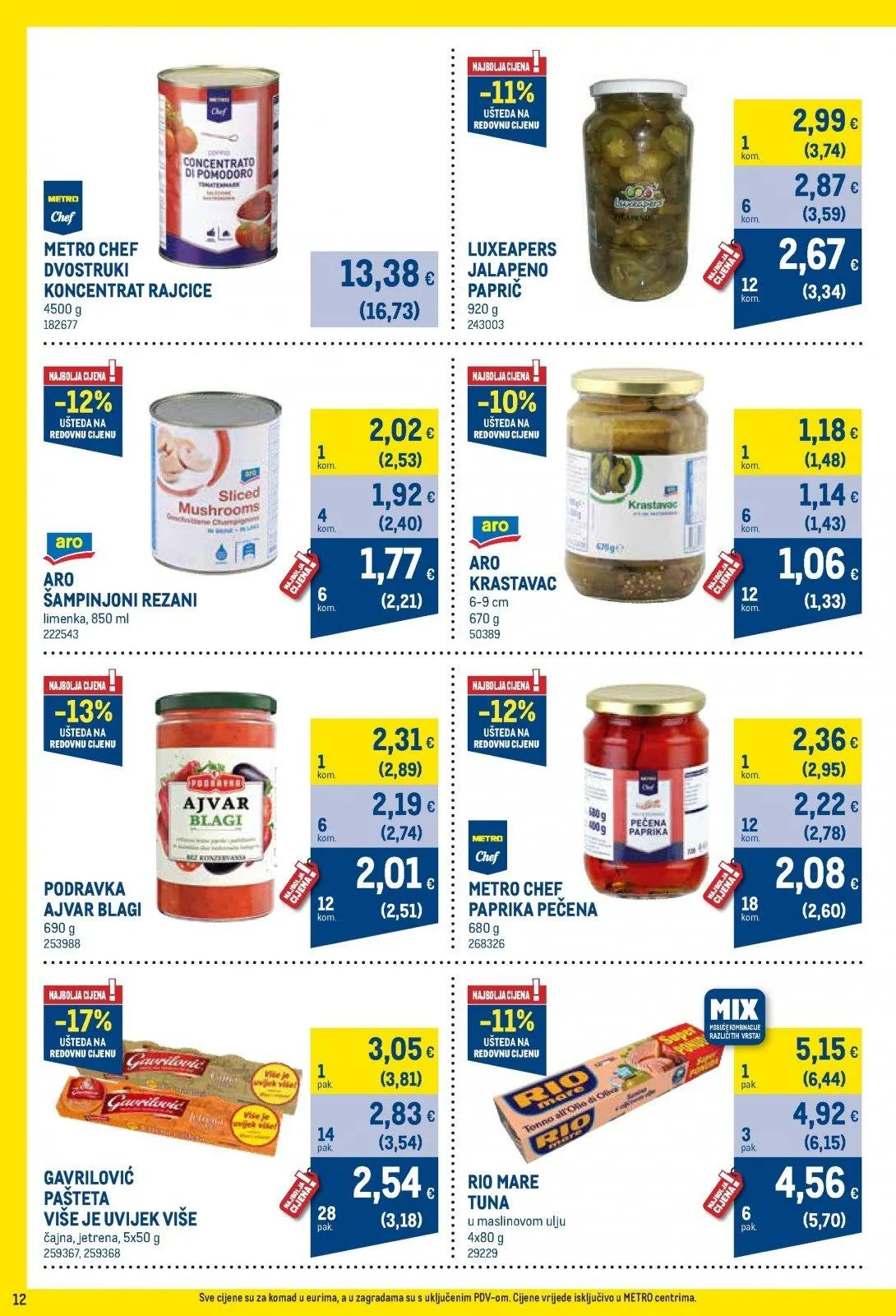 Katalog Metro katalog do 02.11.2025 od 28. listopada do 2. studenoga 2025. - Pregled Stranica 12