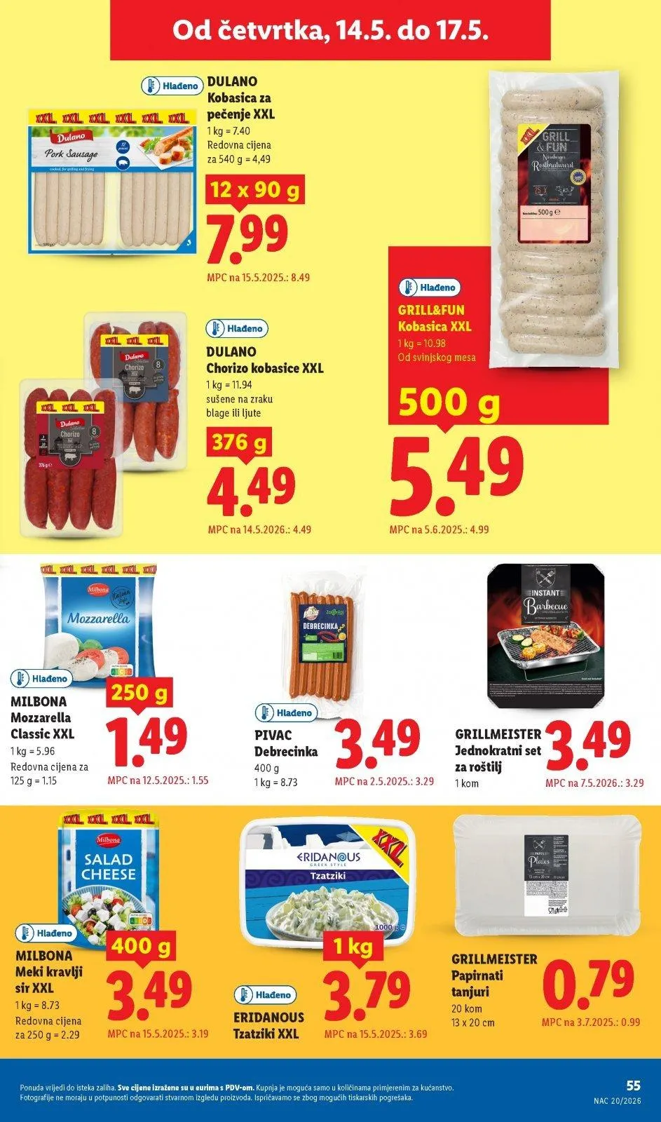 Katalog Lidl katalog do 17.05.2026 od 7. svibnja do 17. svibnja 2026. - Pregled Stranica 55