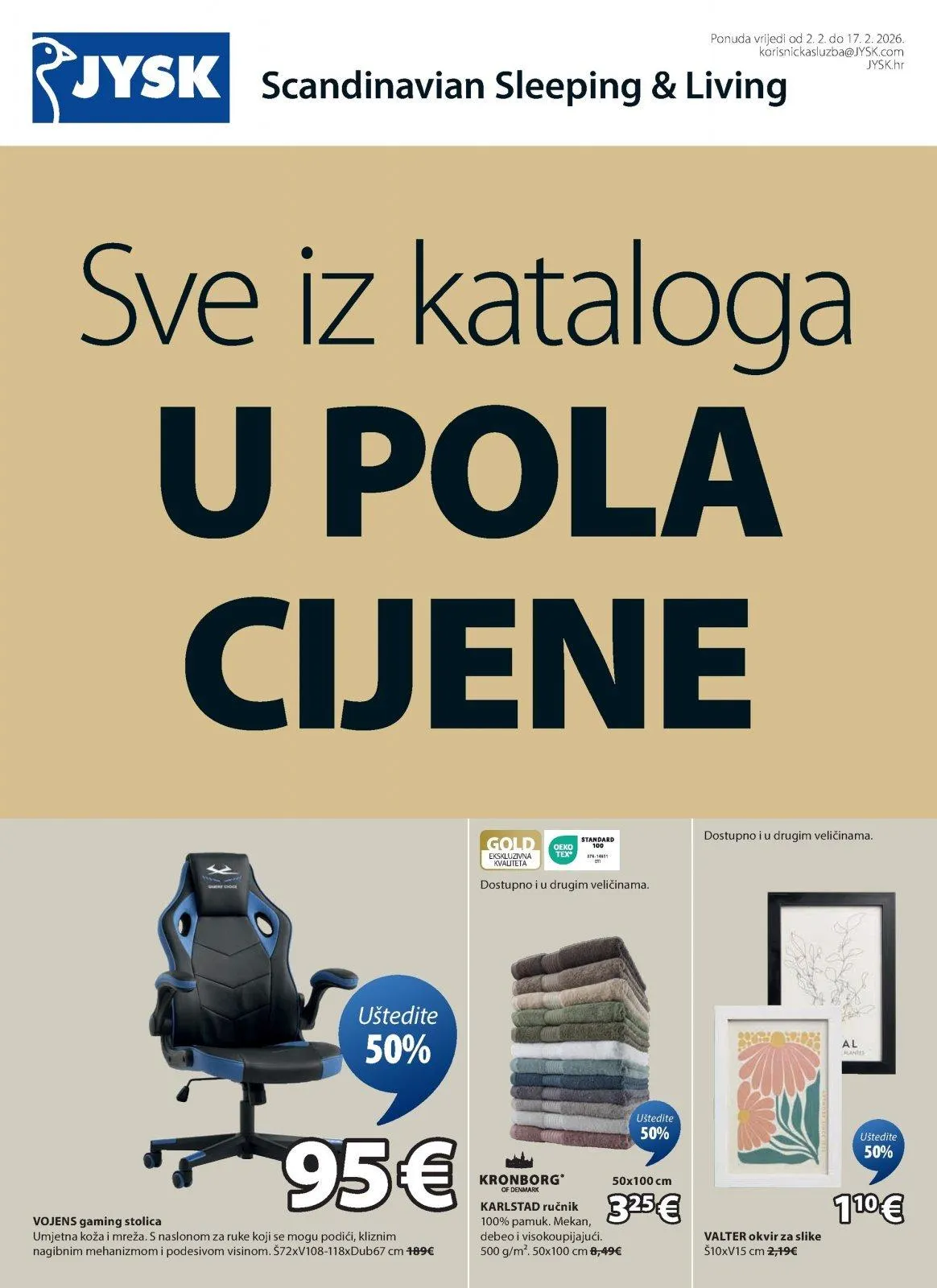 Katalog JYSK katalog do 17.02.2026 od 5. veljače do 17. veljače 2026. - Pregled Stranica 2