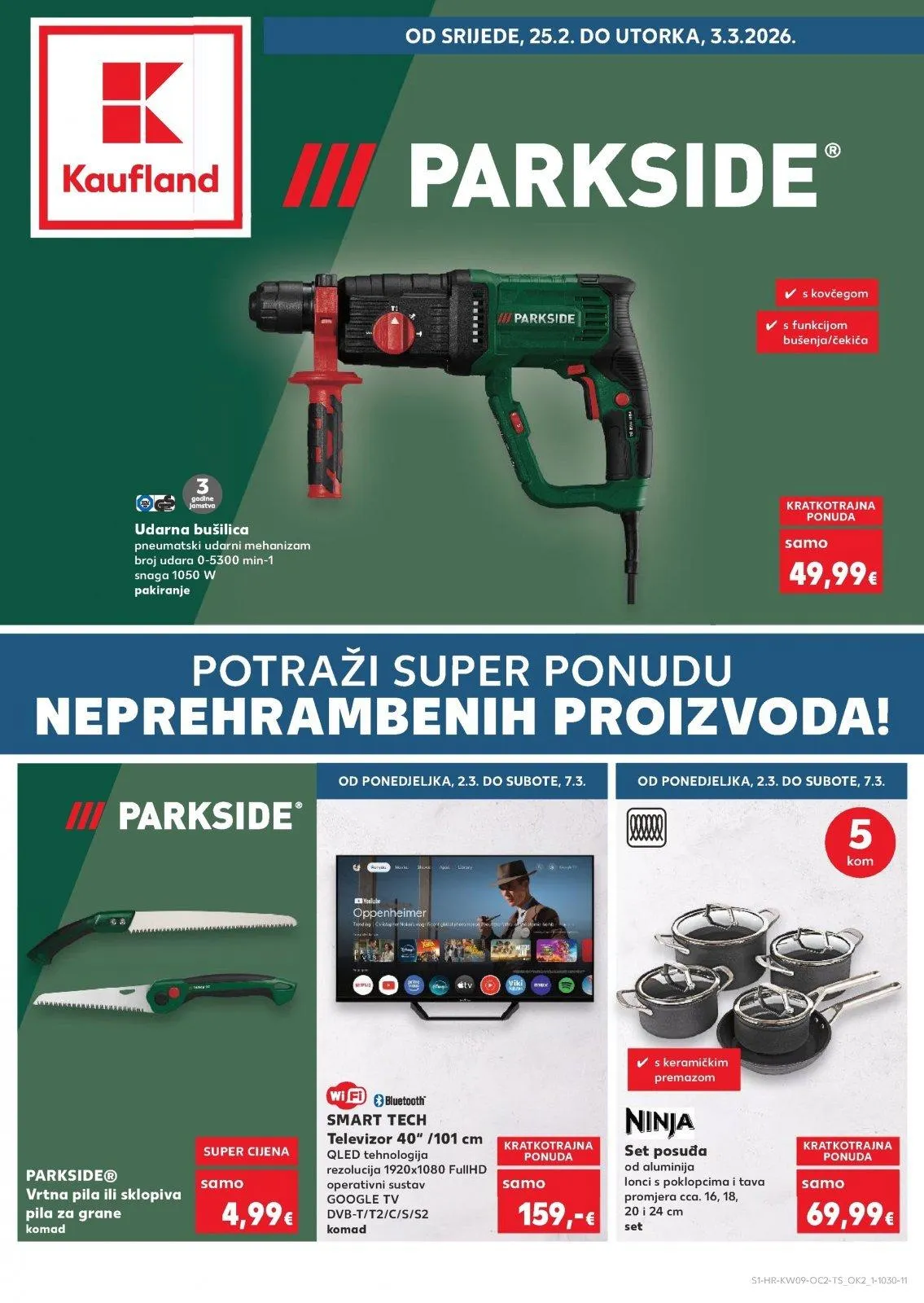 Katalog Kaufland katalog do 03.03.2026 od 25. veljače do 3. ožujka 2026. - Pregled Stranica 1