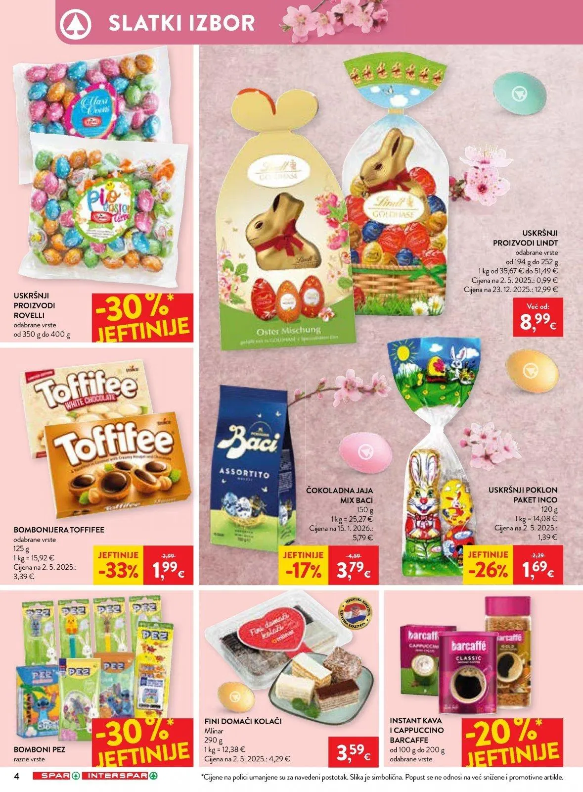 Katalog Spar katalog do 07.04.2026 od 2. travnja do 7. travnja 2026. - Pregled Stranica 4