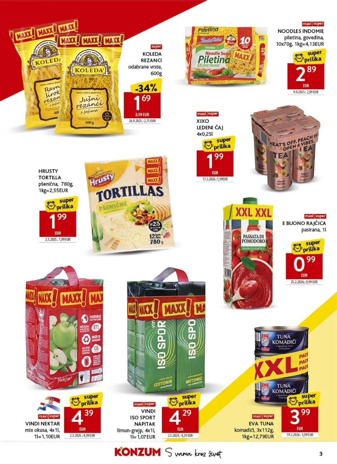 Katalog Konzum katalog do 14.04.2026 od 8. travnja do 14. travnja 2026. - Pregled Stranica 3