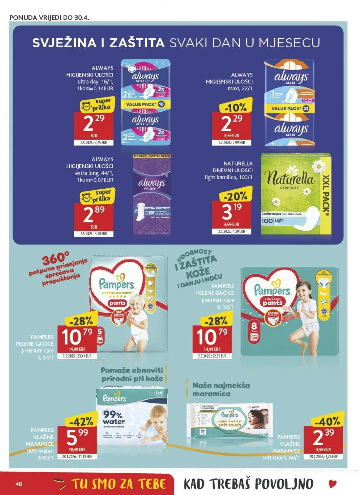 Katalog Konzum katalog do 14.04.2026 od 8. travnja do 14. travnja 2026. - Pregled Stranica 40