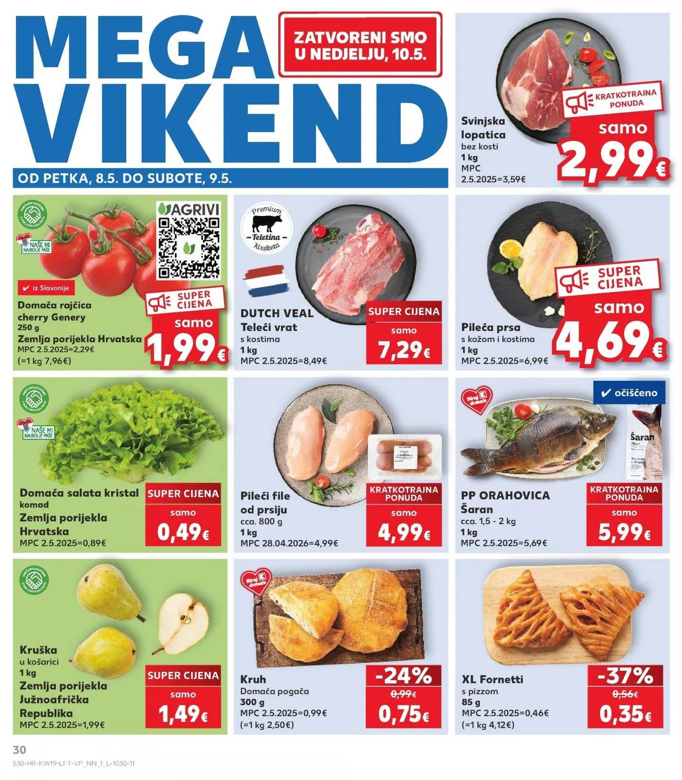 Katalog Kaufland katalog do 12.05.2026 od 8. svibnja do 12. svibnja 2026. - Pregled Stranica 30
