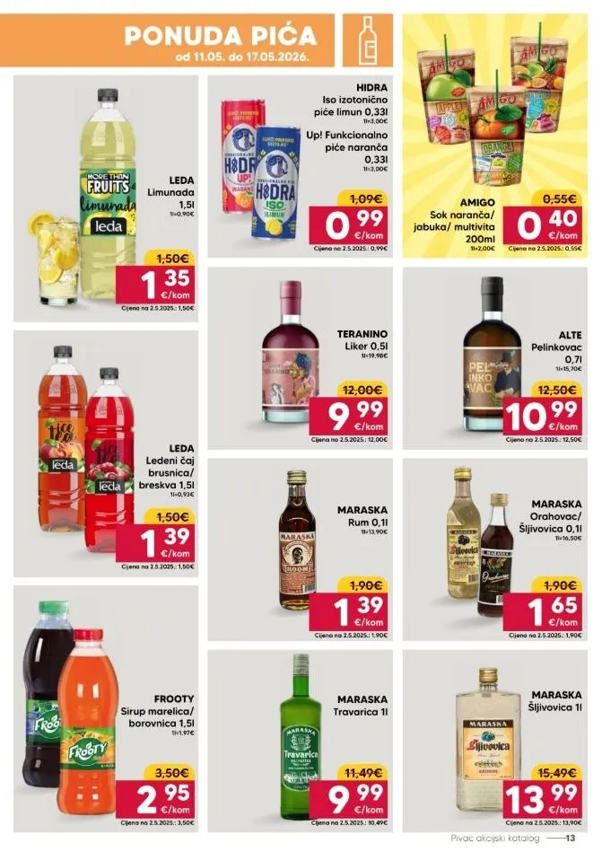 Katalog Pivac katalog do 17.05.2026 od 12. svibnja do 17. svibnja 2026. - Pregled Stranica 13