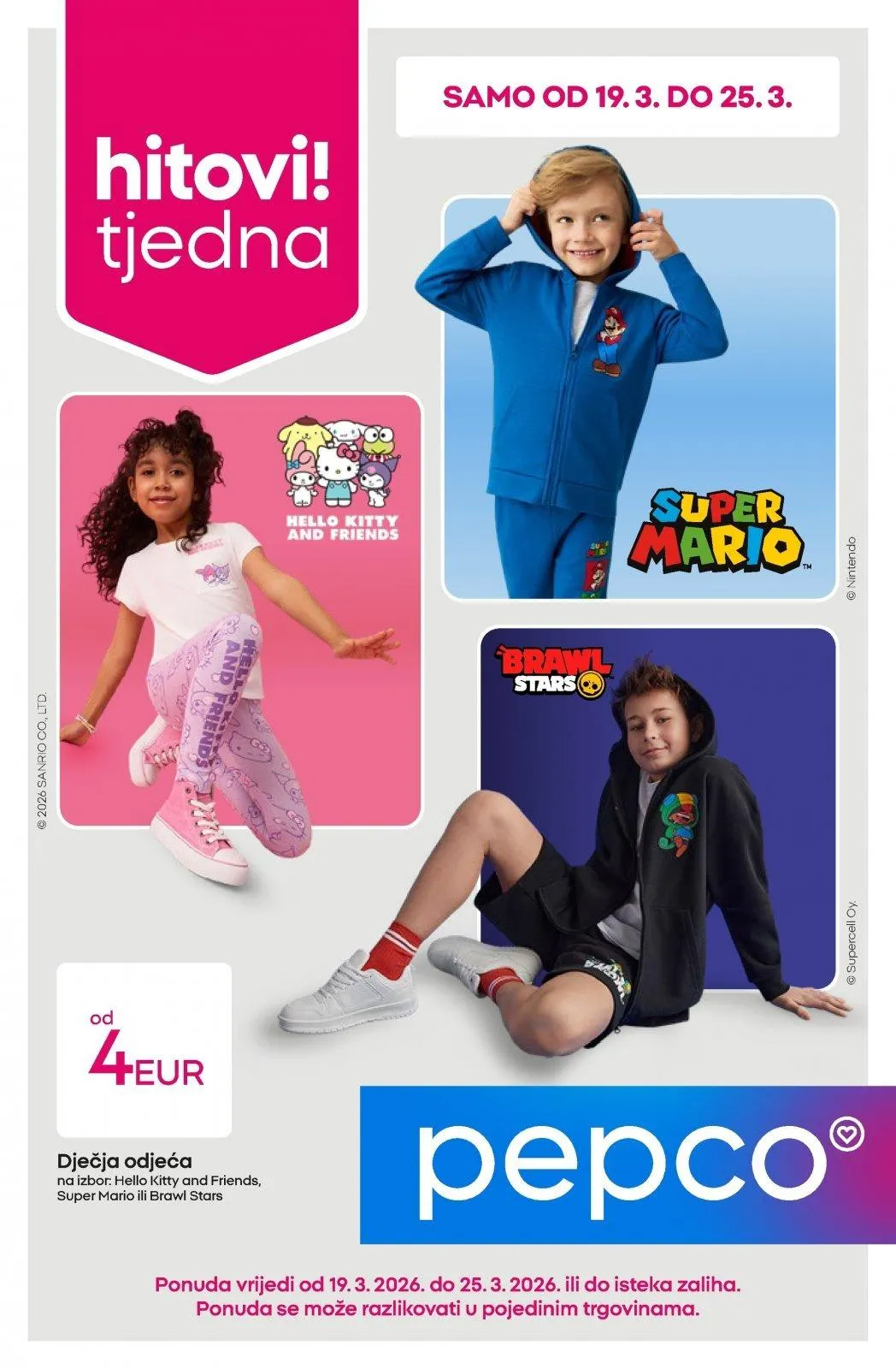 Katalog Pepco katalog do 25.03.2026 od 19. ožujka do 25. ožujka 2026. - Pregled Stranica 1