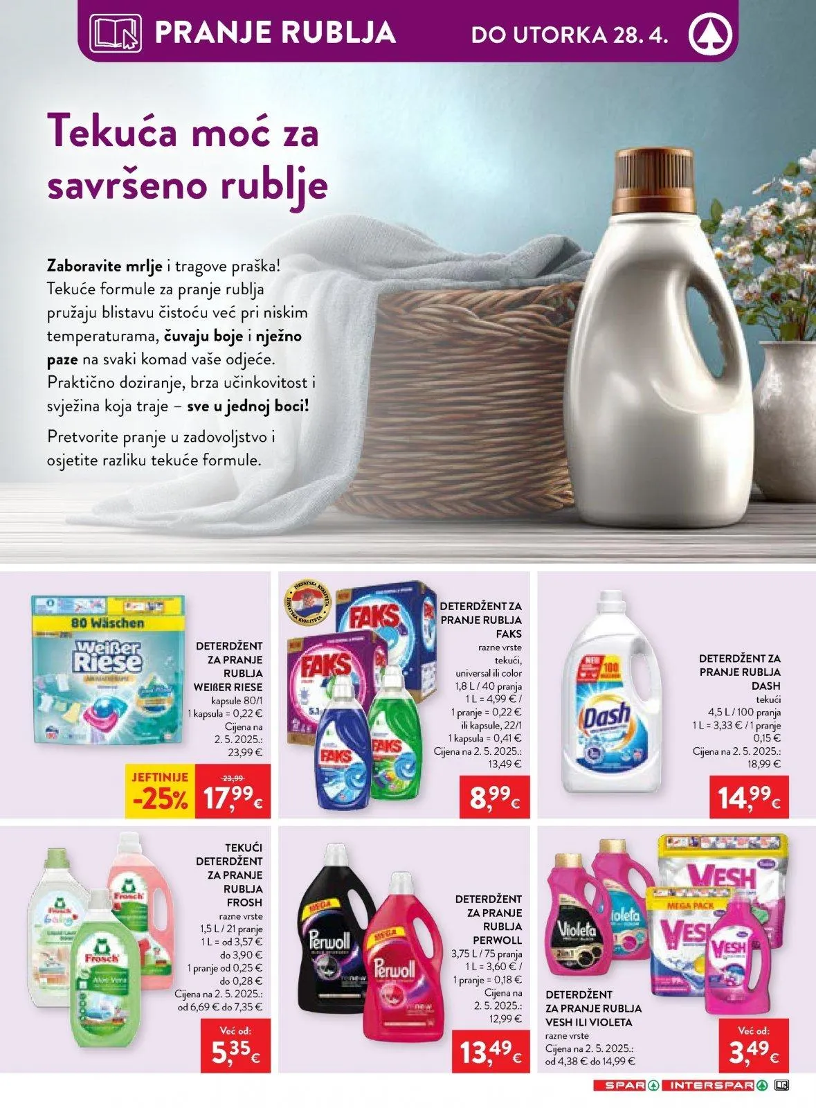 Katalog Spar katalog do 28.04.2026 od 22. travnja do 28. travnja 2026. - Pregled Stranica 18