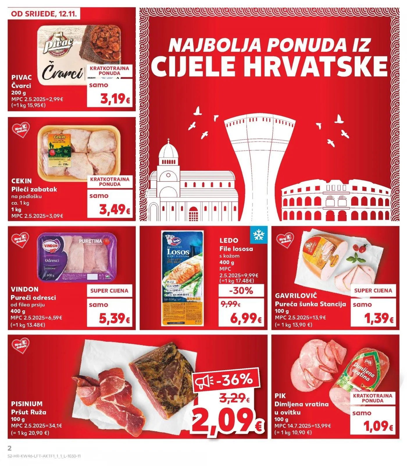 Katalog Kaufland katalog do 18.11.2025 od 12. studenoga do 18. studenoga 2025. - Pregled Stranica 2