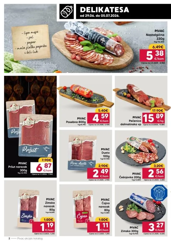 Katalog Pivac katalog do 05.07.2026 od 29. lipnja do 5. srpnja 2026. - Pregled Stranica 2