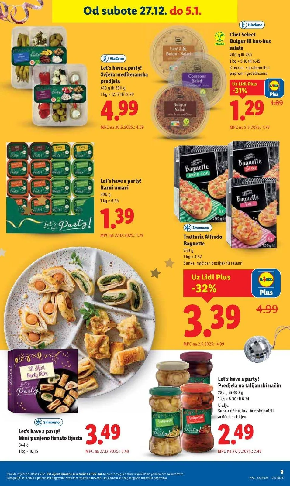 Katalog Lidl katalog do 05.01.2026 od 18. prosinca do 5. siječnja 2026. - Pregled Stranica 9