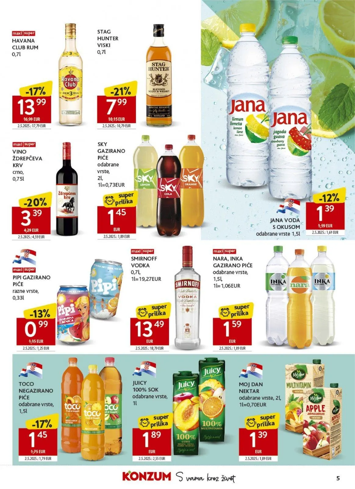 Katalog Konzum katalog do 12.05.2026 od 7. svibnja do 12. svibnja 2026. - Pregled Stranica 5