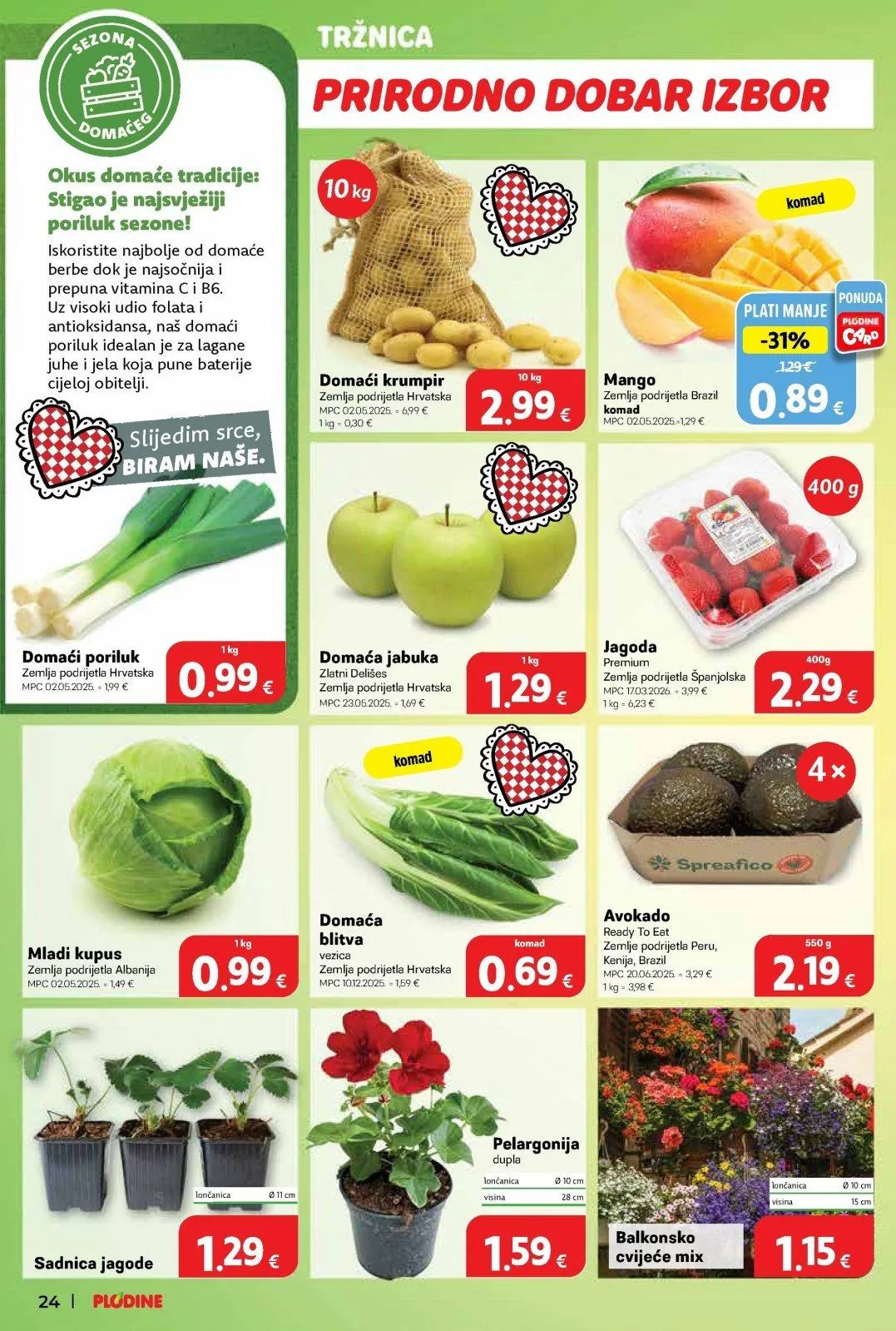 Katalog Plodine katalog do 14.04.2026 od 8. travnja do 14. travnja 2026. - Pregled Stranica 24